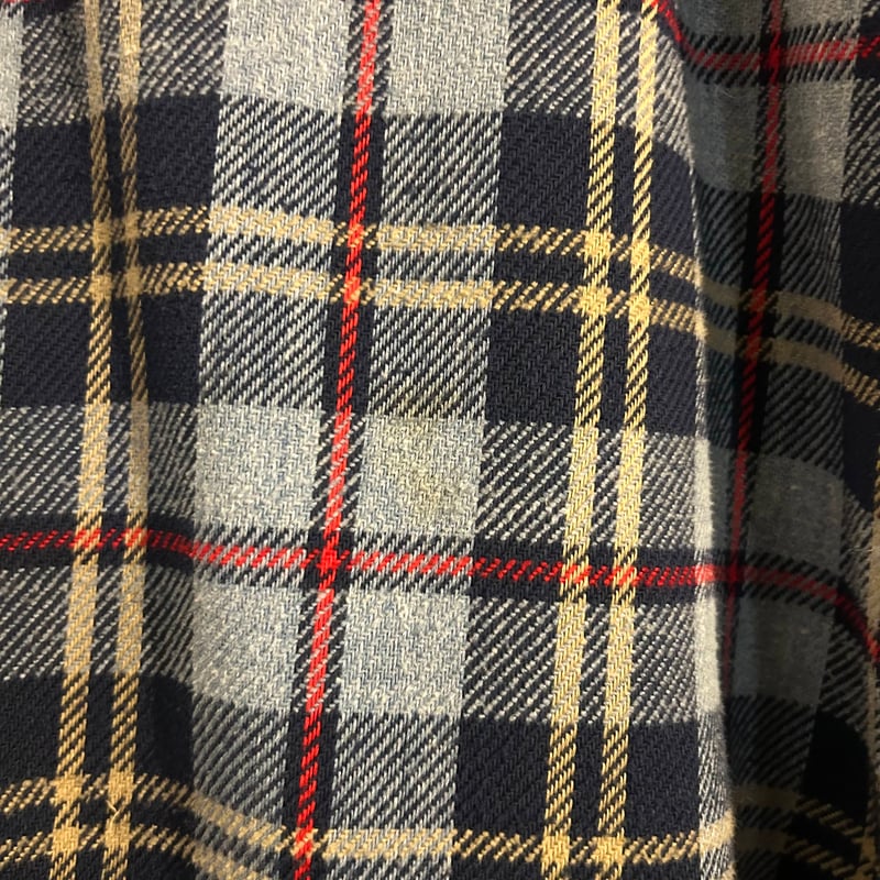 70s BIG MAC L/S ネルシャツ Size M 単色タグ ビッグマック (S4617