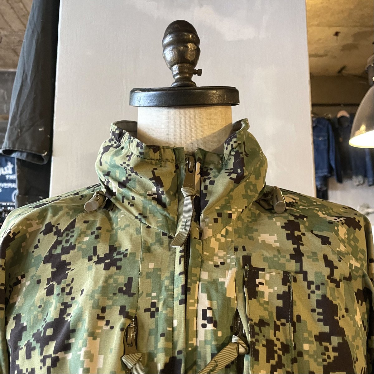 US NAVY GORE-TEX パーカー デジカモ ゴアテックスパーカー