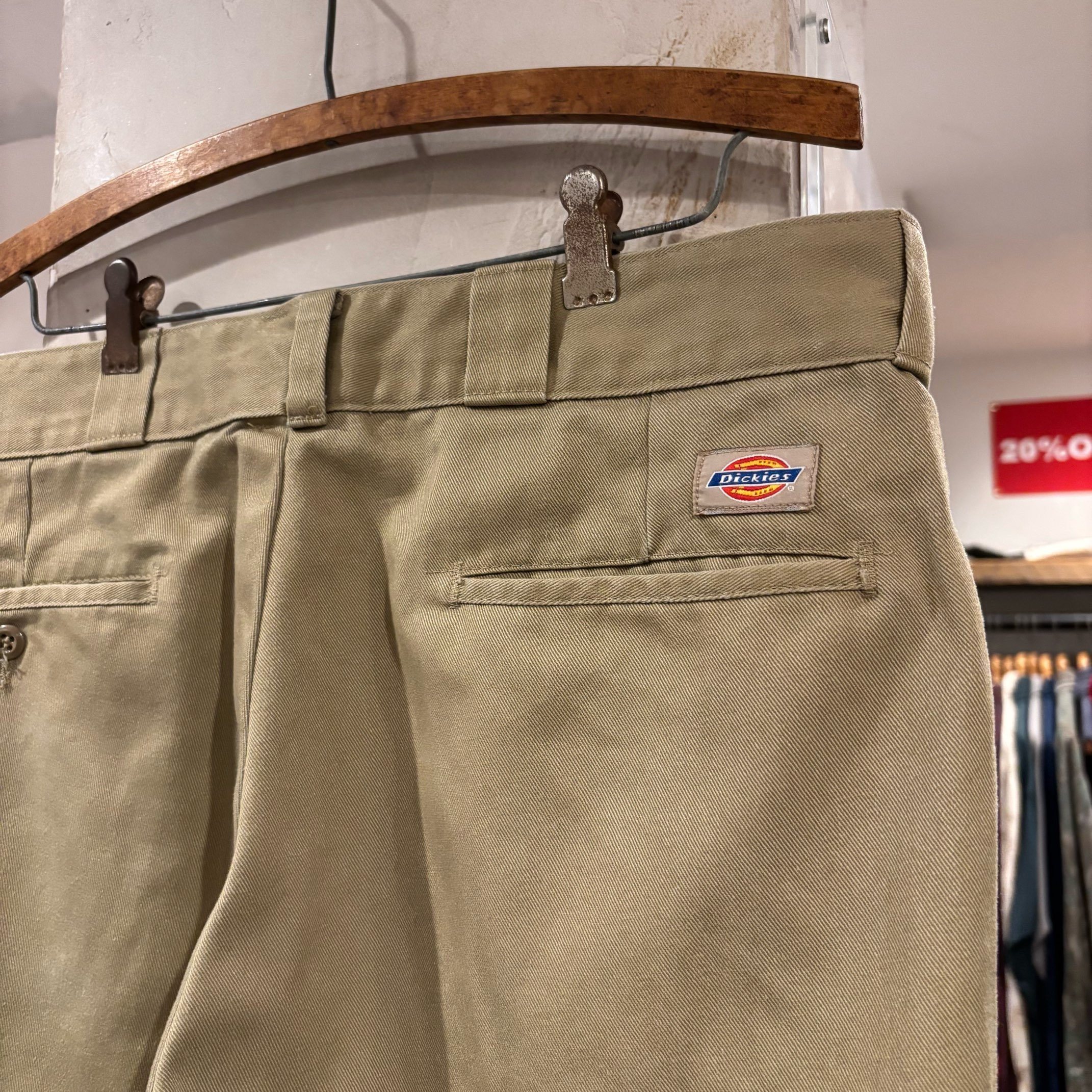 90s Dickies 874 ワークパンツ ディッキーズ ベージュ 34×31 USA製 (