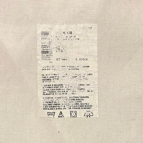 90s　Dickies 874　ワークパンツ　ディッキーズ　ベージュ　38×30　USA製　(S3983)