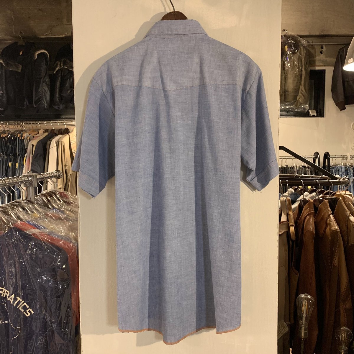 60s WASHINGTON DEE CEE シャンブレーシャツ ショートスリーブ 60s WASHINGTON DEE CEE シャンブレーシャツ ショートスリーブ