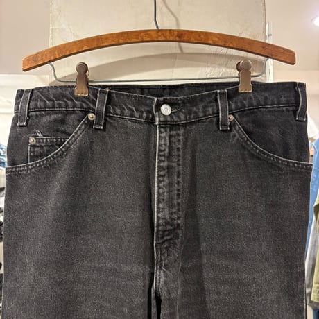 Levi's 550　リーバイス　ブラックデニムパンツ　34×32　USA製　(S4852)
