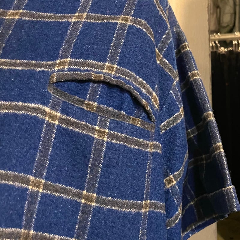 60s SIRGUY Vintage Wool S/S Shirt ウールシャツ Size M 60s SIRGUY Vintage Wool S/S Shirt ウールシャツ Size M