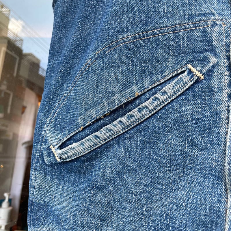 60s Wrangler 11mj デニムジャケット カットオフ バックプリント