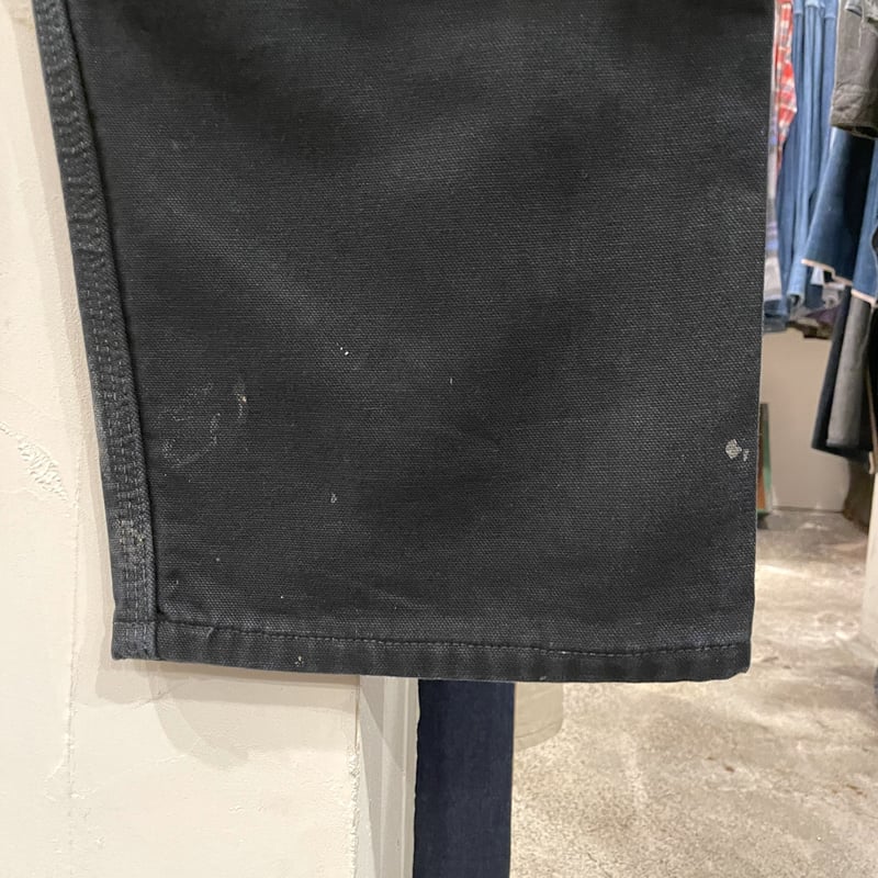 carhartt ダック ペインターパンツ　裏ネル Carhartt ダック地 ペインターパンツ ダブルニー ブラック 裏地