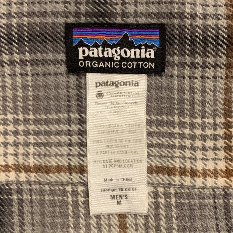 【patagonia パタゴニア】【M】長袖コットンシャツ　美品　チェック 楽天市場】パタゴニア チェック 長袖 フランネル シャツ メンズ