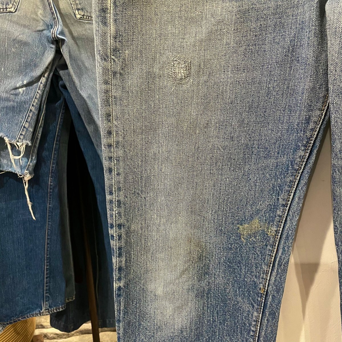 Levi's 1501-0117 66前期 バックポケット裏シングルステッチ Levi's 1501-0117 66前期 バックポケット裏シングルステッチ