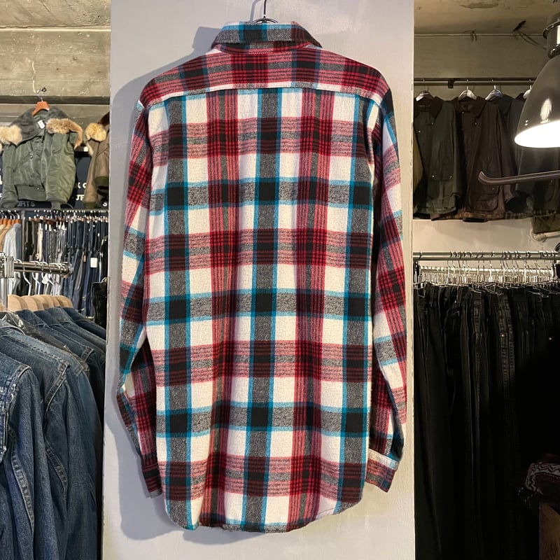 70s FIVE BROTHER L/S ネルシャツ USA製 Size M ファイブブラザー