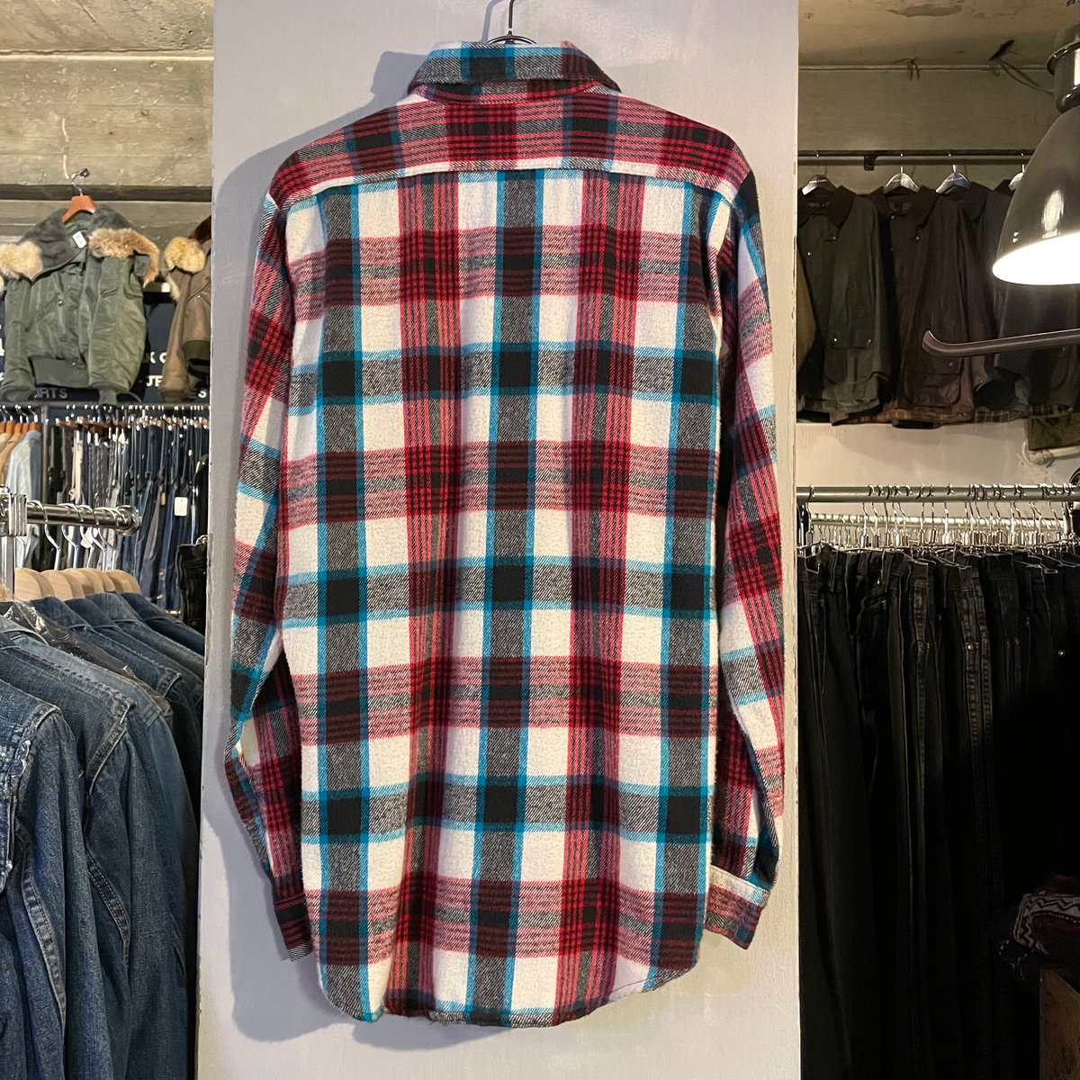 70s FIVE BROTHER L/S ネルシャツ USA製 Size M ファイブブラザー