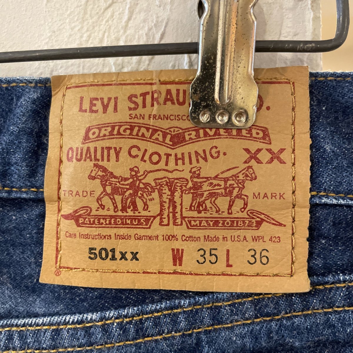 Levi's 501 デニム ジーンズ アメリカ製 USA 90s 653刻印 Levi's Levis(リーバイス) 90S USA製 501 ボタン裏653刻印