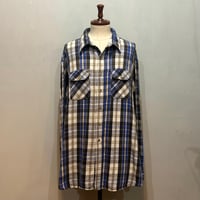 80s　FIVE BROTHER　L/S ネルシャツ　Size 3XL　コットンシャツ　ファイブブラザー　(S5712)