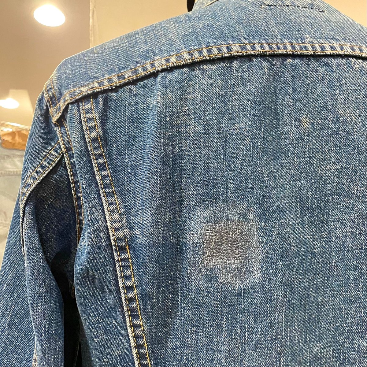 Levis 71205 Big E 60s デニムジャケット ロング丈 小パッチ 不 Levis 71205 Big E 60s デニムジャケット ロング丈 小パッチ 不