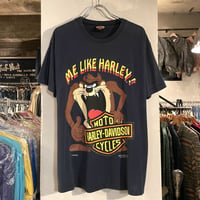 90s　HARLEY-DAVIDSON　ハーレーT　ルーニー・テューンズ　©︎1992　USA製　(S2585)