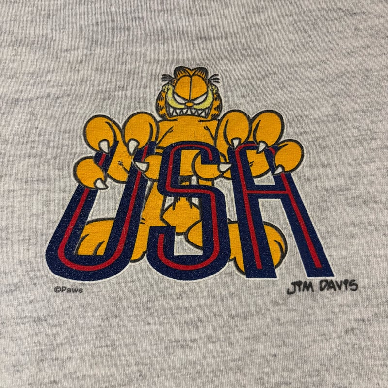 90s touch of gold S/S Tシャツ Garfield Jim Davis S