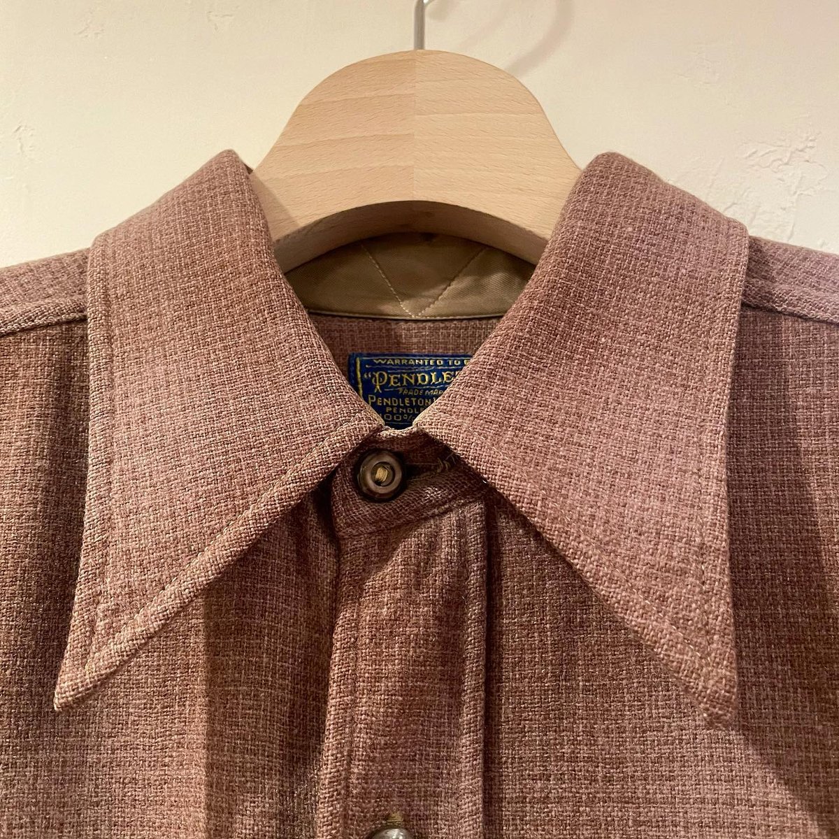 30s ペンドルトン オンブレチェック ウールシャツ PENDLETON 90s オンブレチェック ウールシャツ USA製 ペン