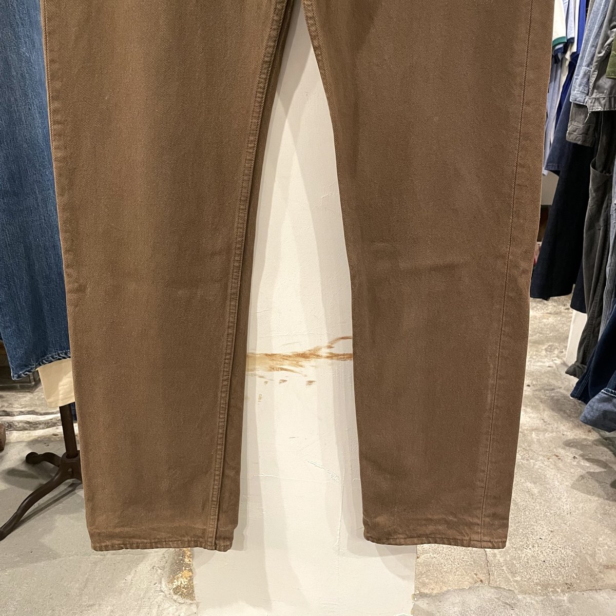 90s USA製 Levi's 501 カラーデニム ブラウン ゴールデンサイズ Levi's 501 90年代 リーバイス 先染め カラーデニム ブラウン USA製