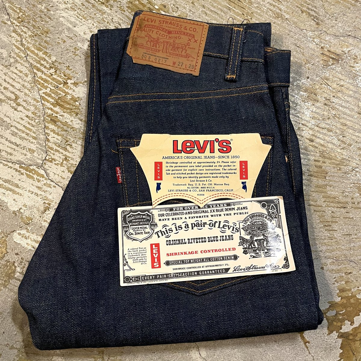 Levi's リーバイス 505 0217 W27 L31 デニムパンツ