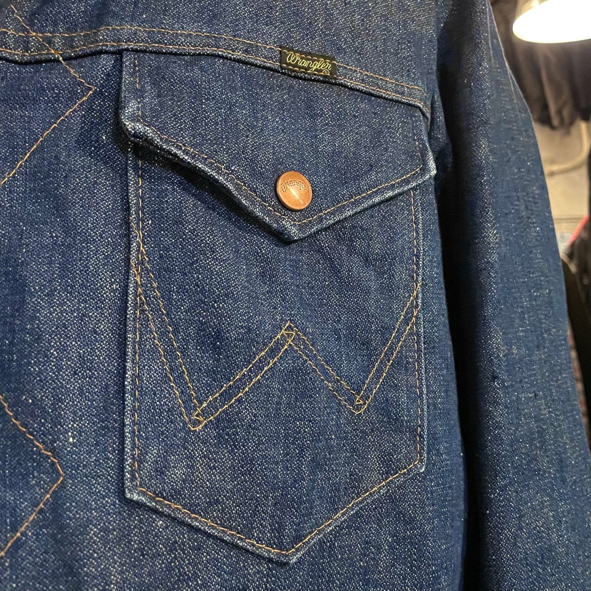 70s Wrangler WRANGECOAT ランチコート USA製 ラングラー デニムボア...