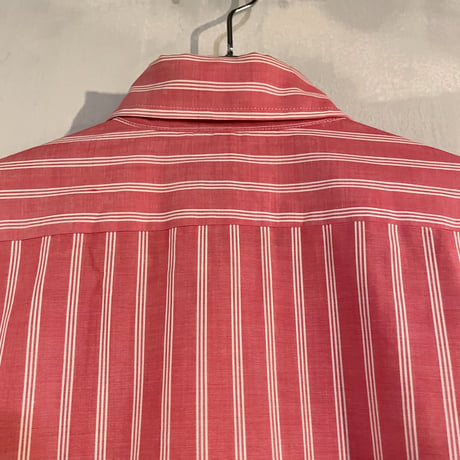 60s　ARROW　Vintage L/S Stripe Shirt　ロングスリーブ　ストライプシャツ　USA製　ヴィンテージシャツ　(S2570)