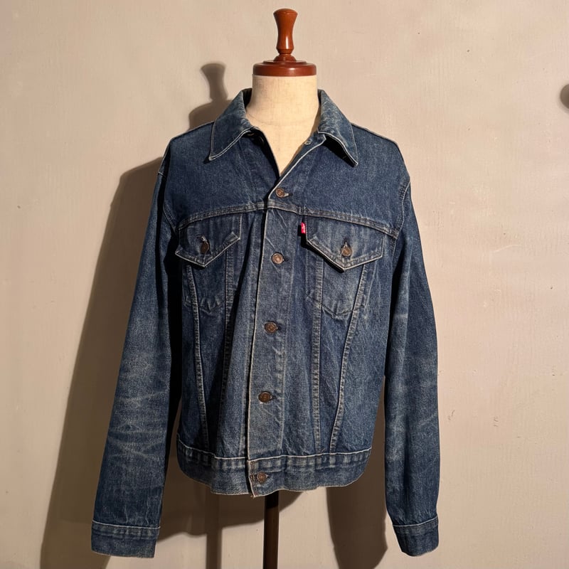 美品 ビッグサイズ 46 70s リーバイス 70505 0217 ケアタグ 70s Levi's 70505 デニムジャケット USA製 ケアタグ Size 46 2