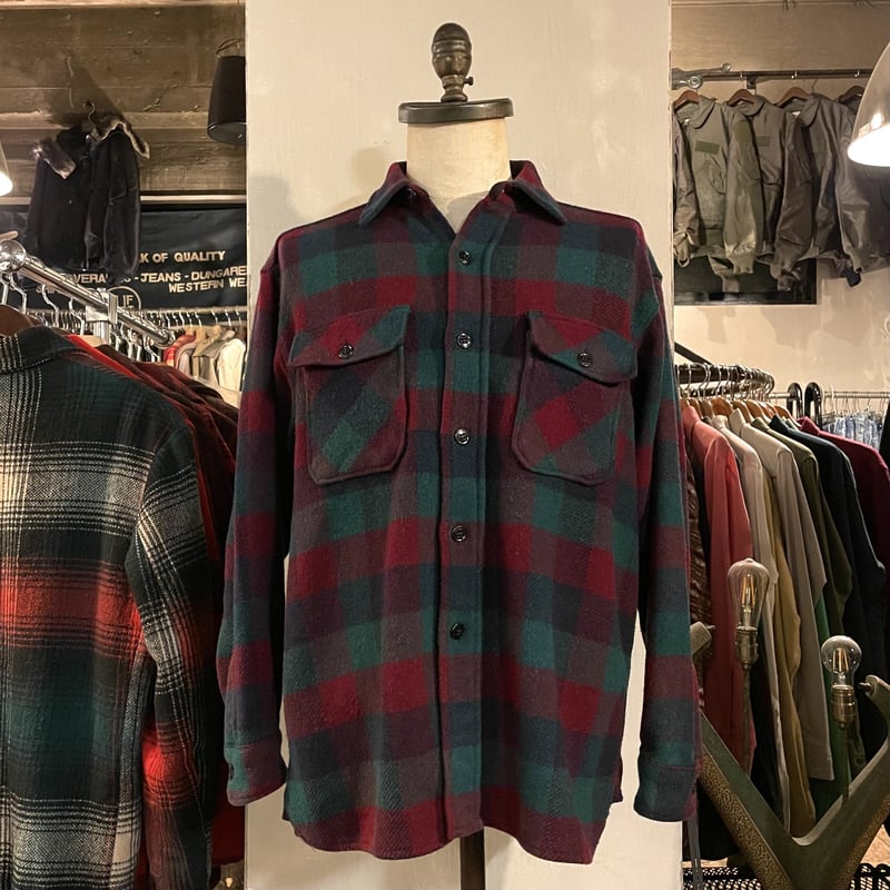50s King Kole Vintage Wool Shirt マチ付き ヴィンテージシャツ