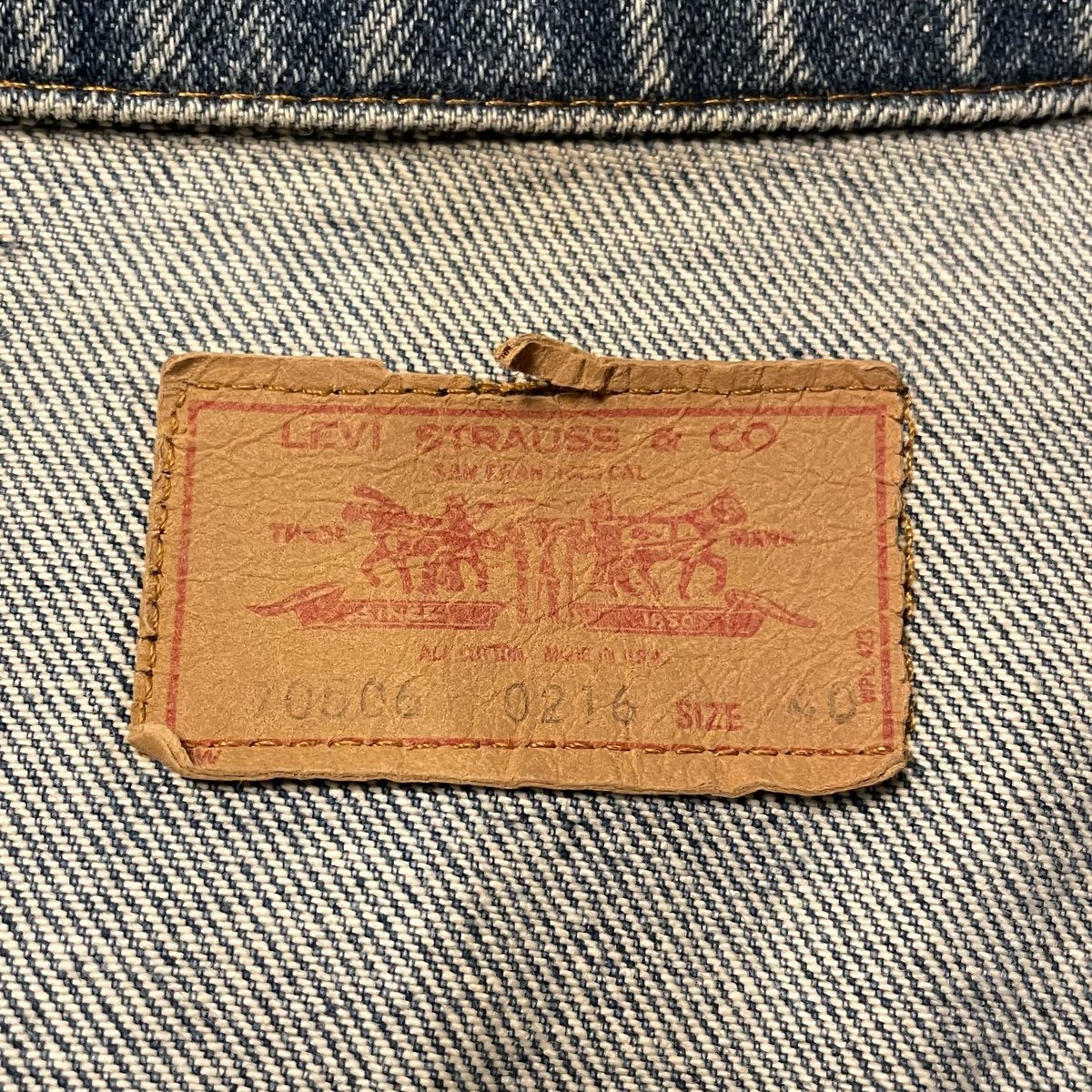 80s Levi's 70506-0216 デニムジャケット サイズ40 リーバイス