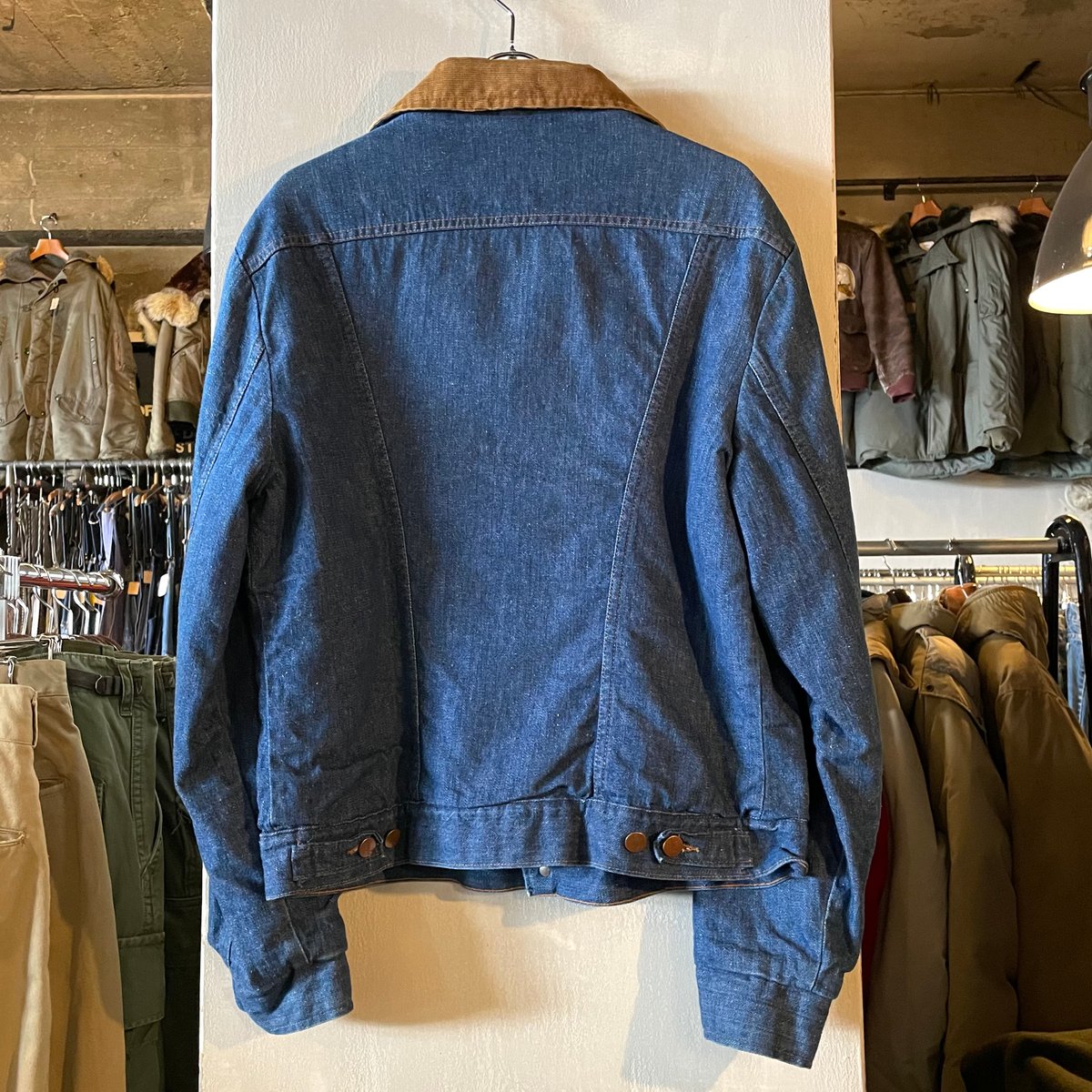 70s Wrangler ボア デニムジャケット USA製 Size 42 ラングラー 70s Wrangler ボア デニムジャケット USA製 Size 42 ラングラー