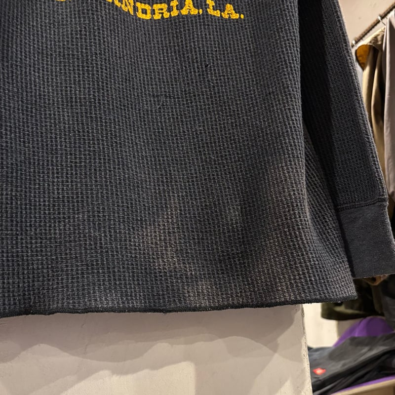 K*n様 3D EMBLEM 80s XL ブラック 80s 3D EMBLEM HARLEY-DAVIDSON L/S サーマル USA製 ハーレ