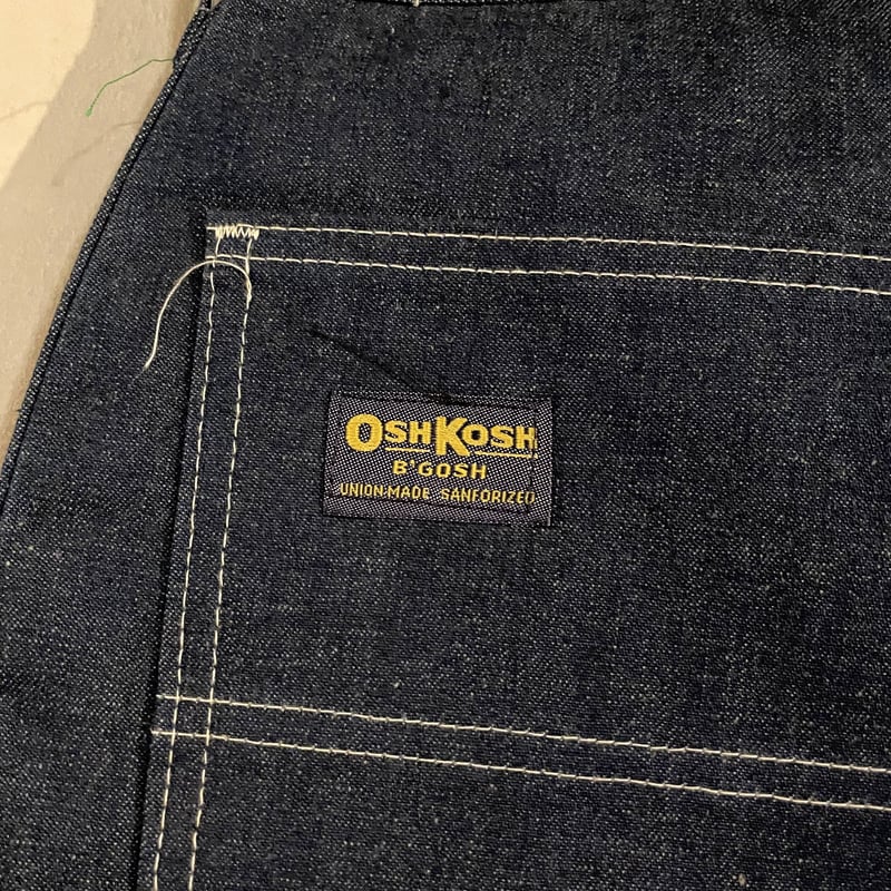 70s OSH KOSH B'GOSH デニム ペインターパンツ DEAD STOCK 29× 70s OSH KOSH B'GOSH デニム ペインターパンツ DEAD STOCK 29×