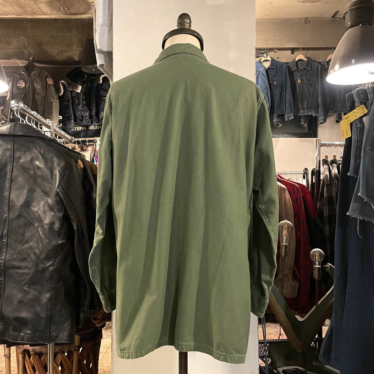 60's ユーティリティシャツ COTTON SATTEN OG107 60's ユーティリティシャツ COTTON SATTEN OG107 U.S.ARMY 60