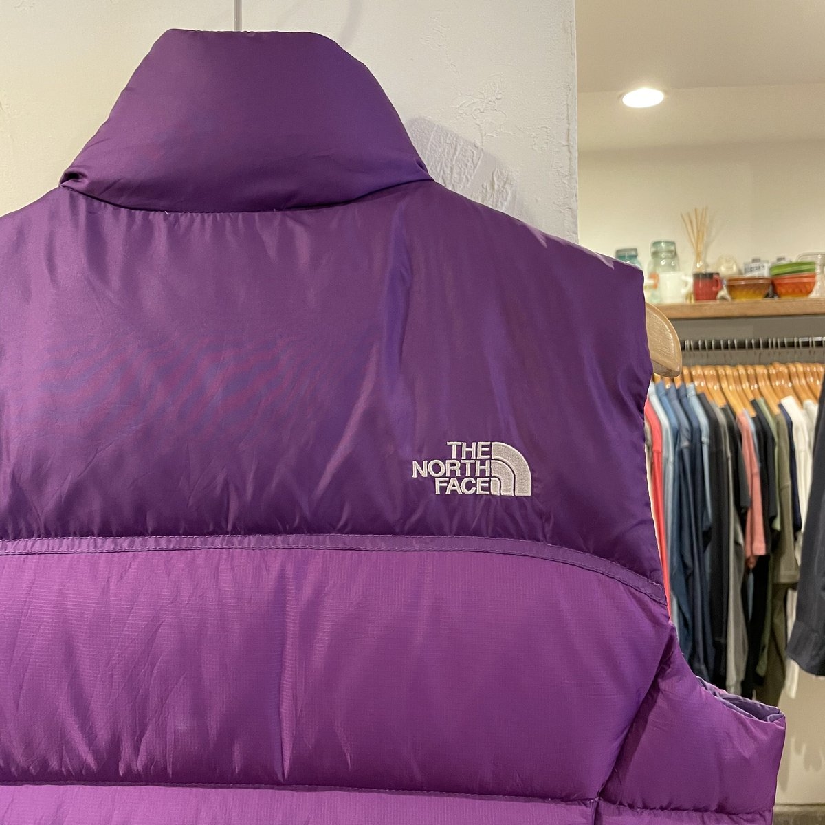 THE NORTH FACE ヌプシ ダウンベスト 90s パープル ノースフェイス (