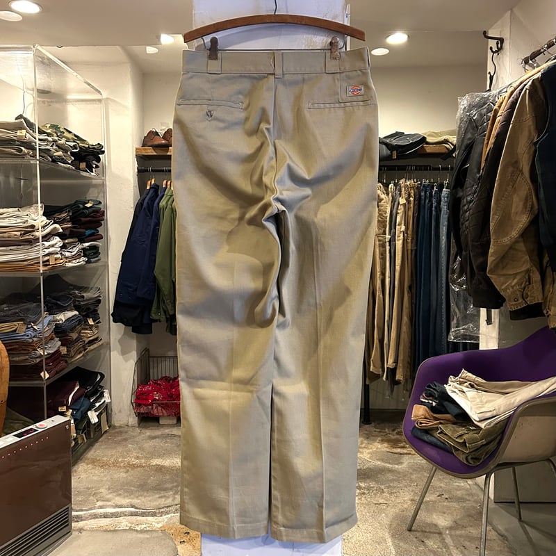 90s Dickies 874 ワークパンツ ディッキーズ ベージュ 31×31 USA製 (