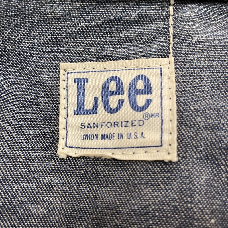 Lee 91-B 70s TALONジップ デニムジャケット 猫目ボタン ユニオン