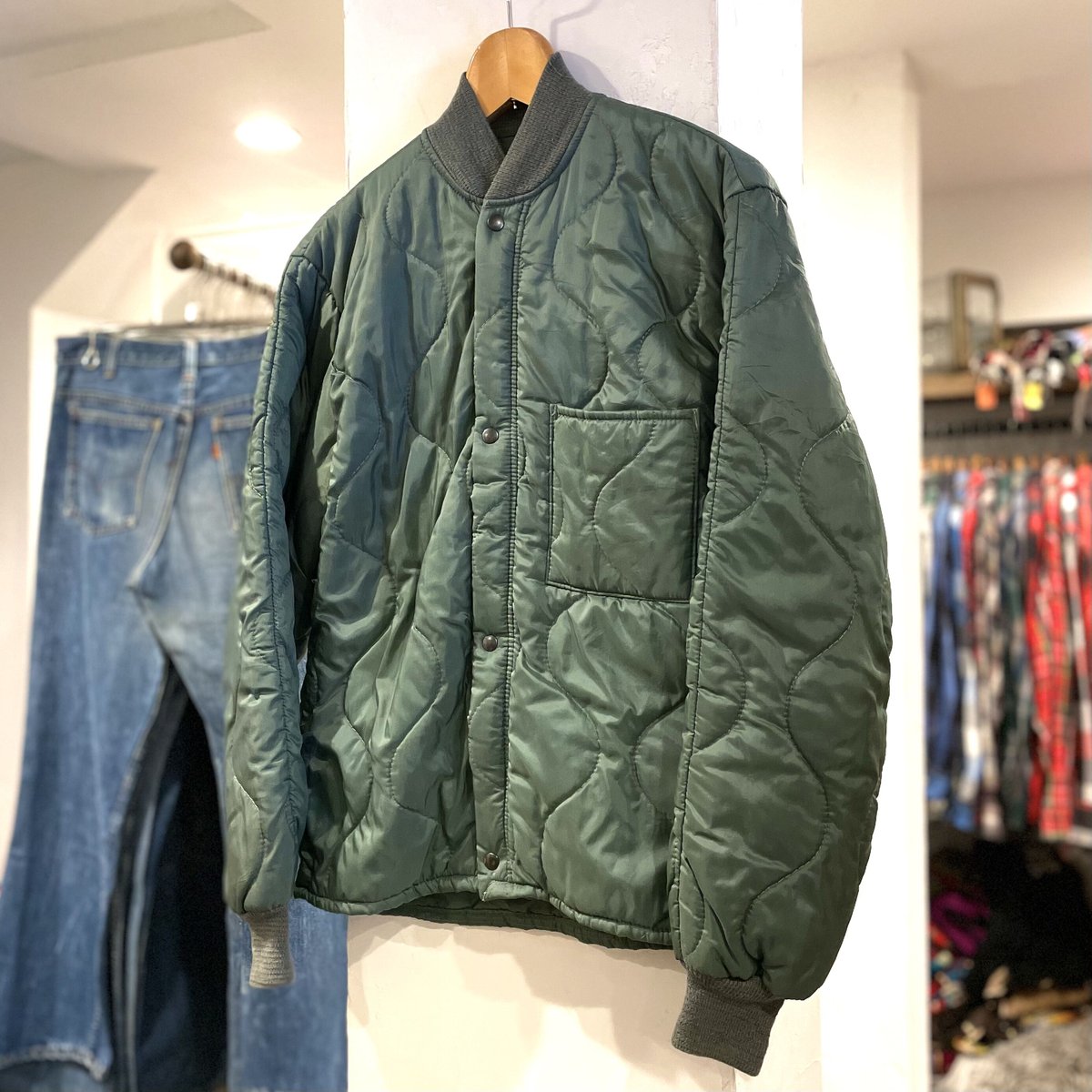 US AIR FORCE CWU-9/P 1974年製 キルティングライナージャケット
