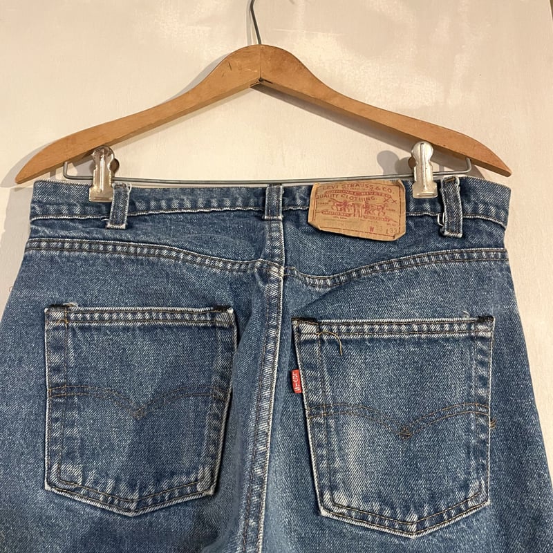80s Levi's 505-0217 リーバイス デニムパンツ 黒カン ボタン裏 80s Levi's 505-0217 リーバイス デニムパンツ 黒カン ボタン裏