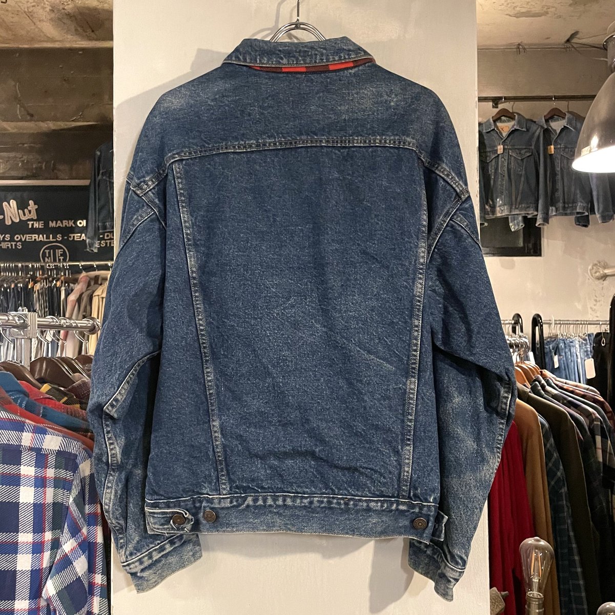 80s Levi's 70417-0814 デニムジャケット サイズL ネルライナー