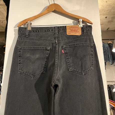 90s　Levi's 505　リーバイス　ブラックデニムパンツ　32×31　カナダ製　(S3818)