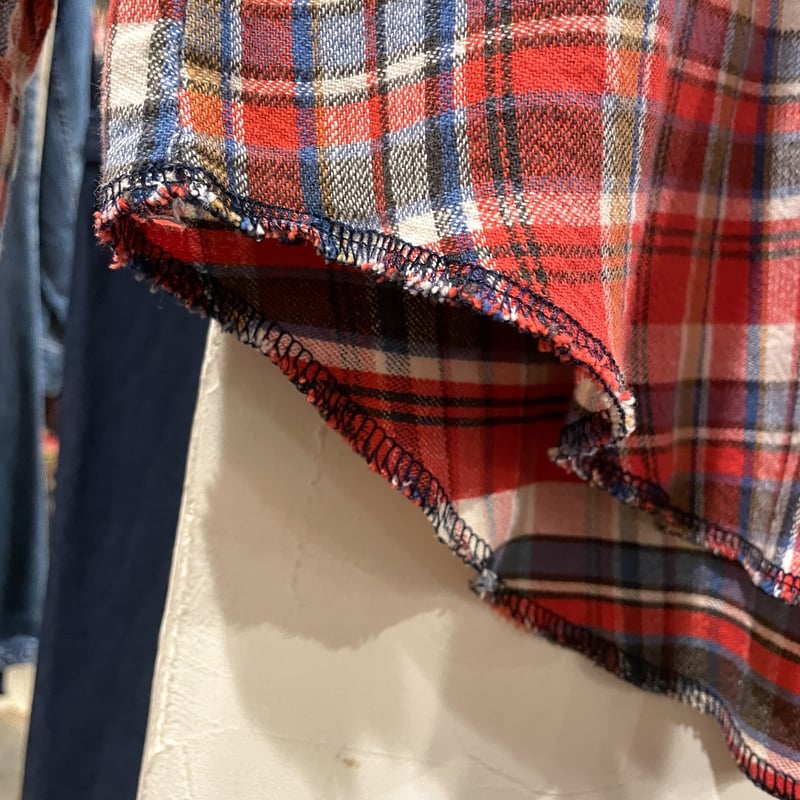 80s Wrangler L/S ウエスタンシャツ チェック柄 USA製 80年代