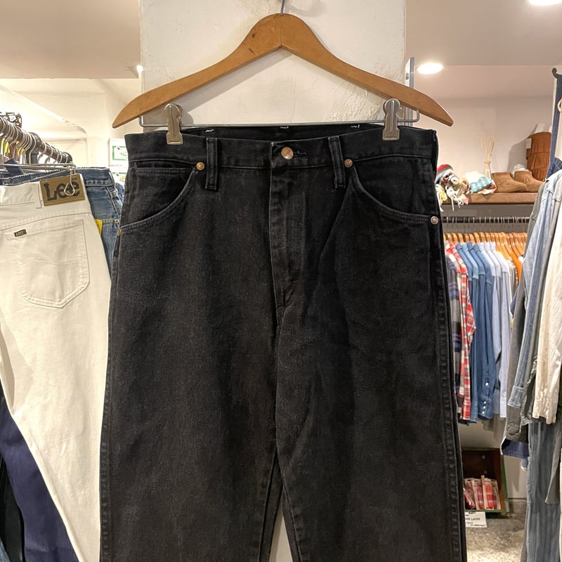 90s Wrangler ブラックデニムパンツ 13MWZWK USA製 ラングラー 90s Wrangler ブラックデニムパンツ 13MWZWK USA製 ラングラー