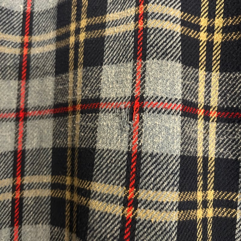 70s BIG MAC L/S ネルシャツ Size M 単色タグ ビッグマック (S4617