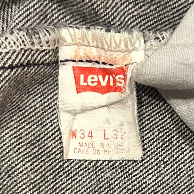 90s Levi's 550 0259 リーバイス ブラックデニムパンツ 33×31 先 90s Levi's 550 0259 リーバイス ブラックデニムパンツ 33×31 先