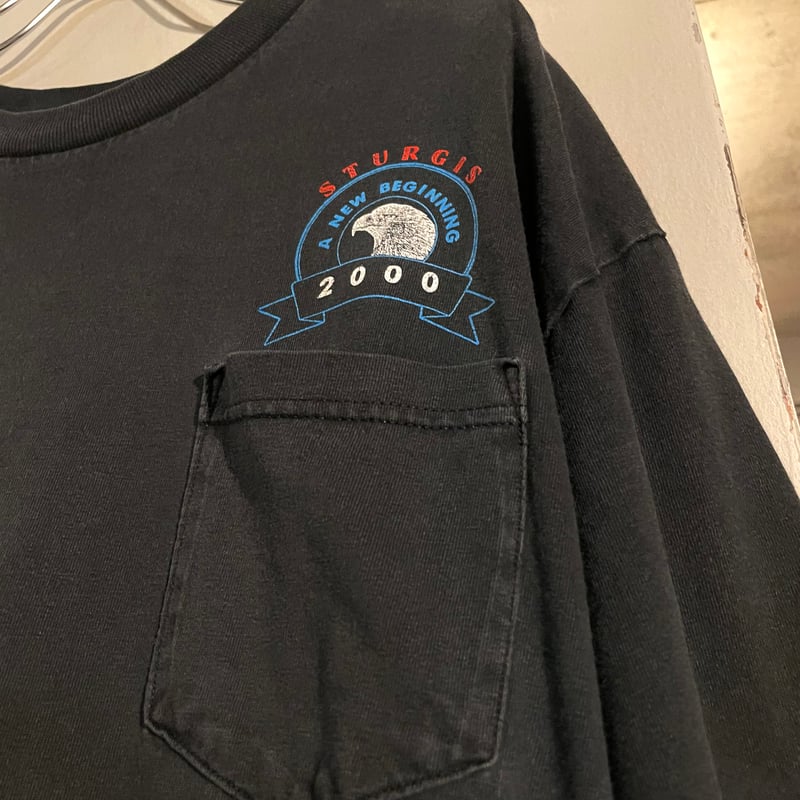 OFFICIAL OF STURGIS S/S バイクTシャツ BLACK HILLS Siz