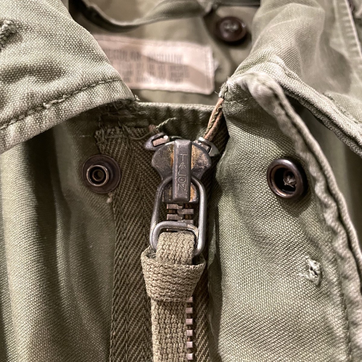 ビンテージ 50s ミリタリー M51 ジャケット アルミジッパー US ARMY