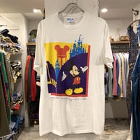 90s　Disney　ショートスリーブ ミッキーT　ディズニーT　USA製　(S2291)
