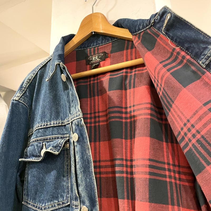 RRL RALPH LAUREN 90s USA製 三つ星タグ 初期タグ シンチバック デニム