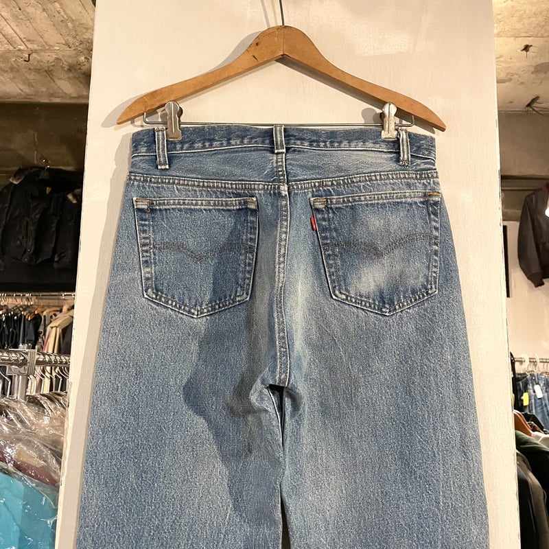 80s Levi's 501 リーバイス デニムパンツ 内股シングル 裾 80s Levi's 501 リーバイス デニムパンツ 内股シングル 裾