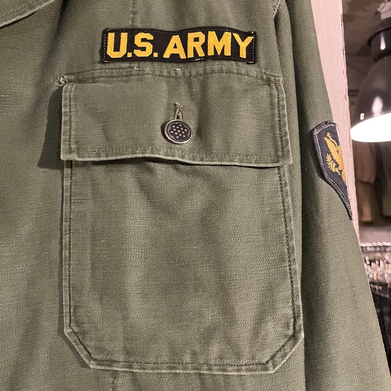 50s US ARMY ユーティリティシャツ 13スターボタン ミリタリー 50s US ARMY ユーティリティシャツ 13スターボタン ミリタリー