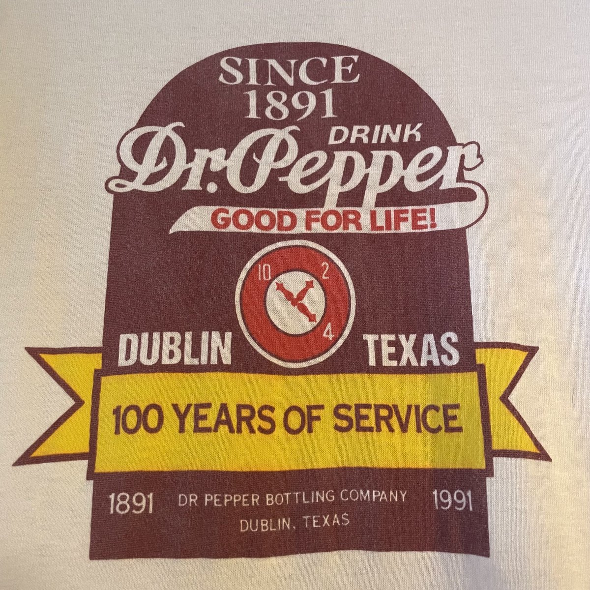 80s FRUIT OF THE LOOM S/S Tシャツ Dr.Pepper ドクターペッ