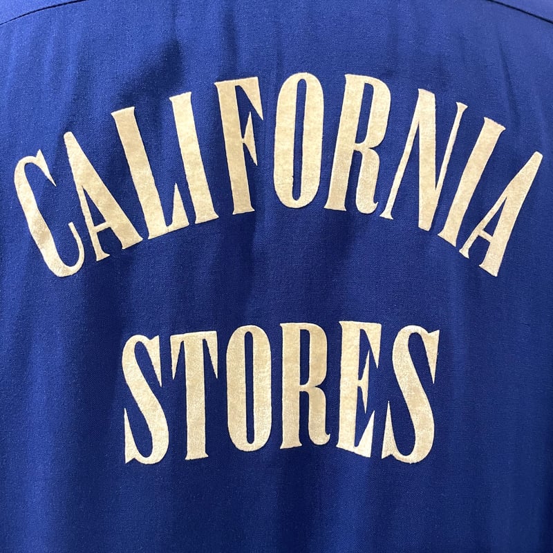 NAT NAST ヴィンテージボウリングシャツ フロッキープリント ユニオン