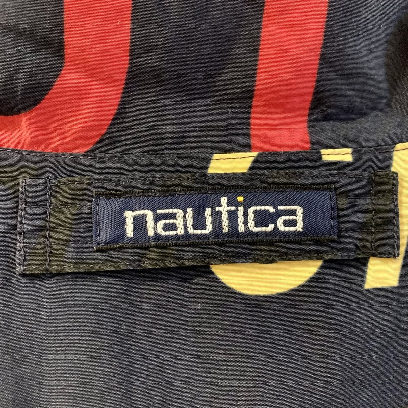 90s nautica リバーシブル ナイロンジャケット 総柄 ノーティカ 90s nautica リバーシブル ナイロンジャケット 総柄 ノーティカ